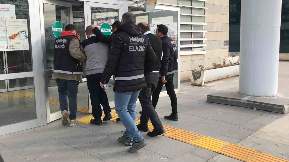 Elazığ’daki uyuşturucu operasyonunda 2 tutuklama
